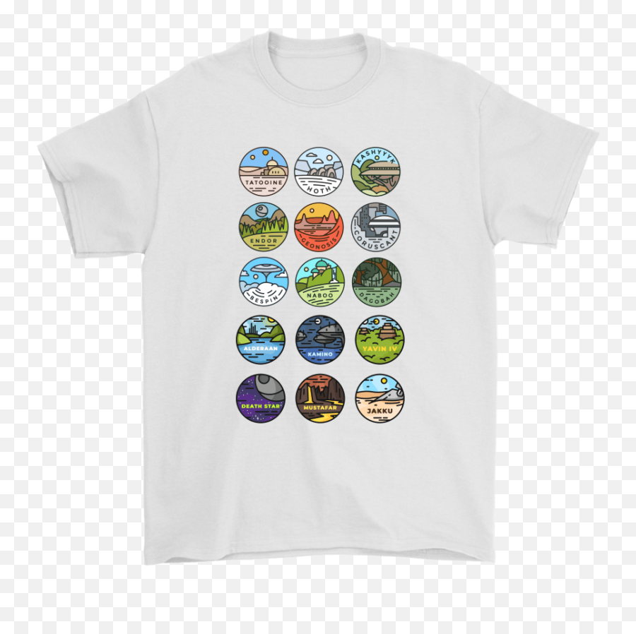 Star Wars 15 Locations Symbol Shirts - Hey You Dropped This T Shirt Emoji,How To Red Star Emoticons, Short Cuts