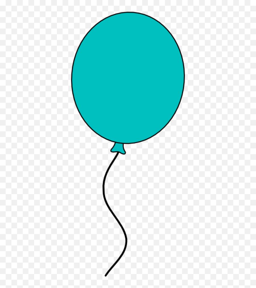 Blue Balloons - Turquoise Balloon Clip Art Png Download Balloon Emoji,Ballon Emoji