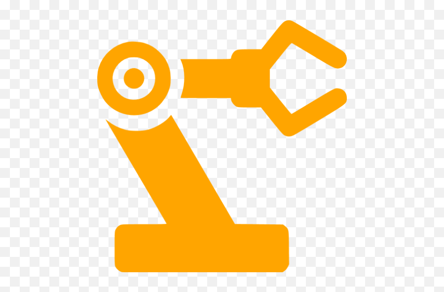Orange Robot Icon - Free Orange Robot Icons Emoji,Robot On Facebook Emoticon