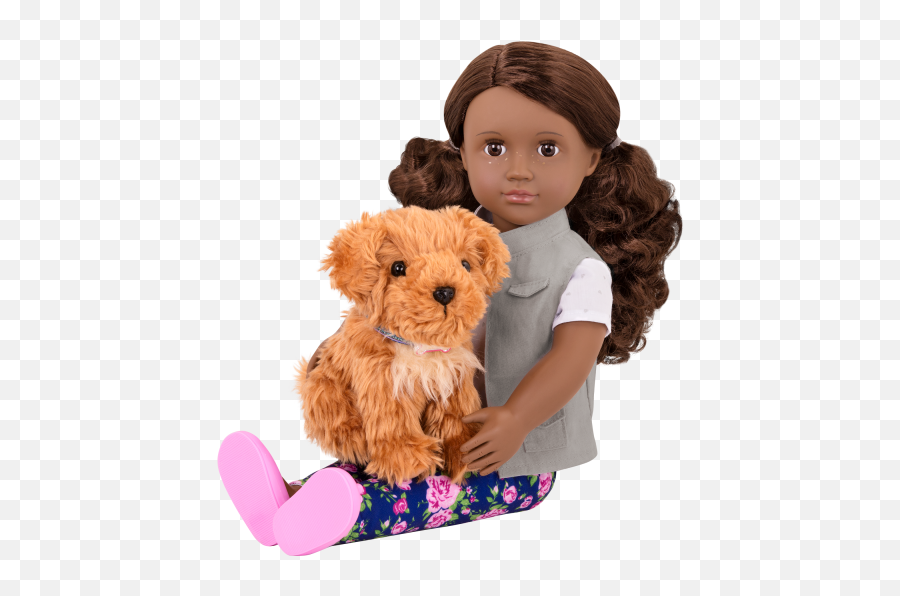 Malia Passenger Pets - Our Generation Dolls Sitting Emoji,Emotion Face Doll Velcro Pull Up