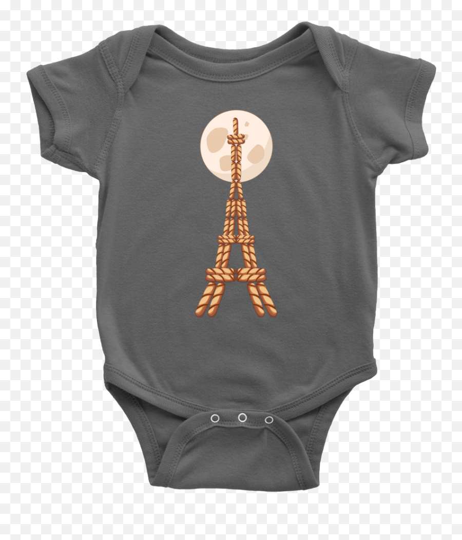 Cool Eiffel Tower Food Graphic Onesie Paris Travel Baby - Cute Newborn Baby Onesies Emoji,Is There An Eiffel Tower Emoji