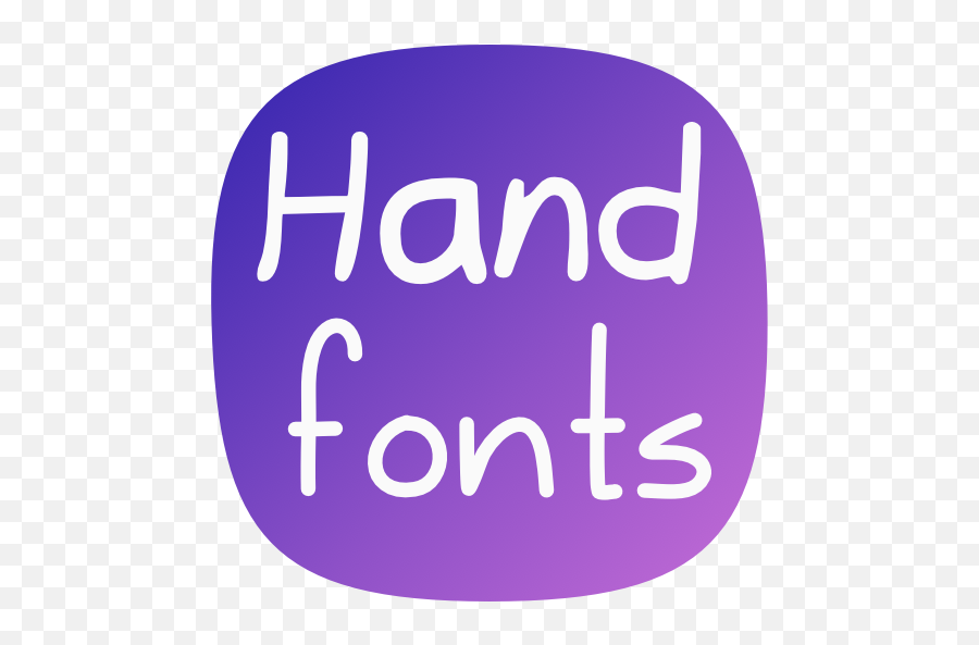 Hand Fonts For Flipfont - With Fonts Resizer Dot Emoji,Purple Hand Snap Emoji