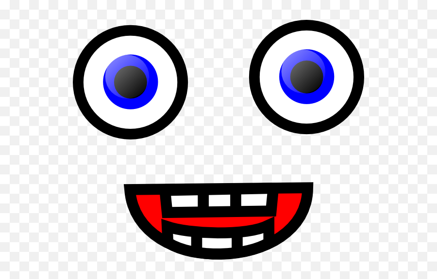 Funny Face Clip Art At Clkercom - Vector Clip Art Online Png Weird Face Clipart Emoji,Dog Emoticon Bye