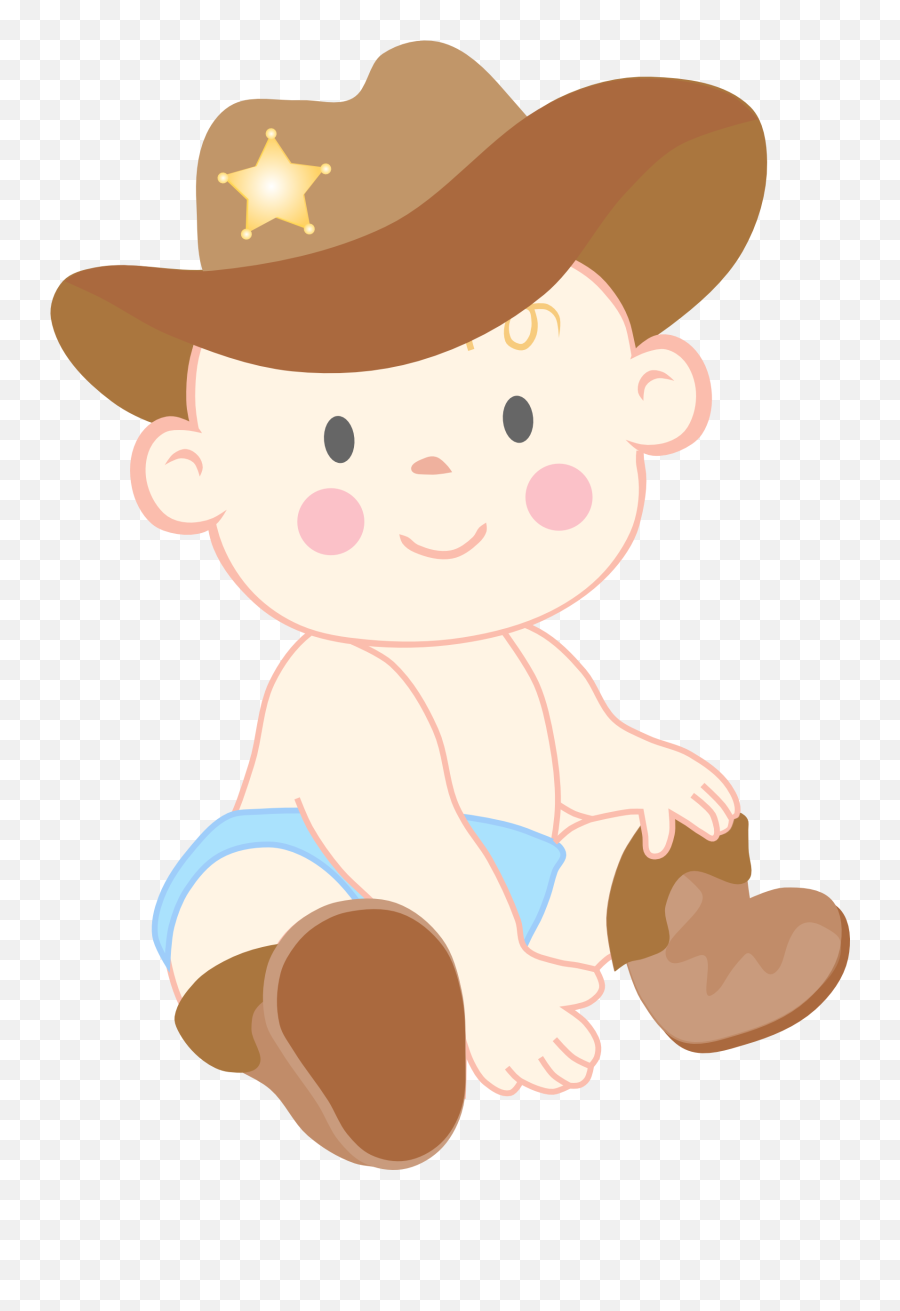 Cartoon Cowboy Hat Drawing - Clip Art Library Bebe Baby Shower Vaquero Emoji,Emojis Vaqueros