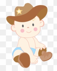 Cartoon Cowboy Hat Drawing - Clip Art Library Bebe Baby Shower Vaquero Emoji,Emojis Vaqueros