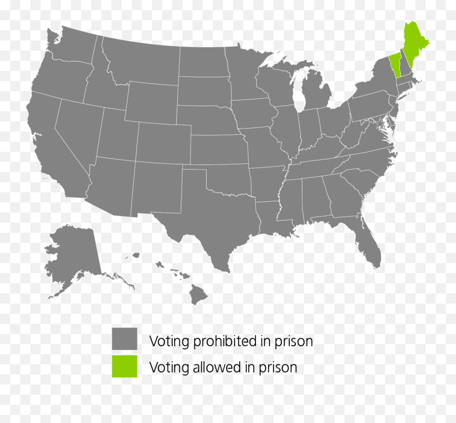Felony Disenfranchisement Laws In The United States The - States Don T Allow Prisoners To Vote Emoji,Balck And White Human Emotion