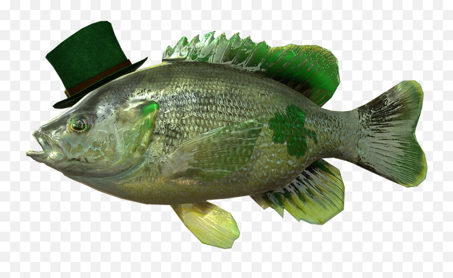 Download New Leprechaun Fish Added - St Patricku0027s Fish Png St Day Green Fish Emoji,Leprachauan Emojis