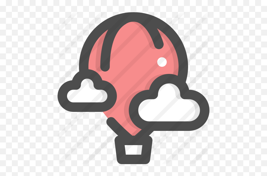 Hot Air Balloon - Free Travel Icons Clip Art Emoji,How To Make Balloon Emoticon On Facebook
