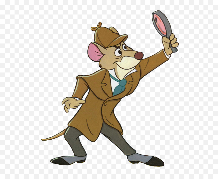 Detective Clip Art 2 - Clipartix Great Mouse Detective Png Emoji,Detective Emoji