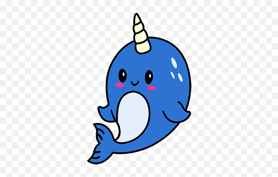 Cute Narwhal - Cute Narwhals Emoji,Step By Step Emoji Narwal