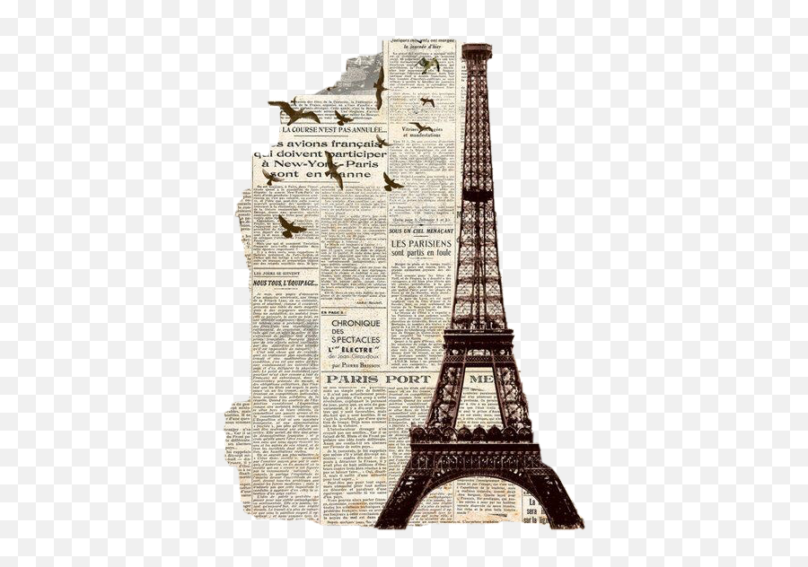 The Most Edited - Paris Newspaper Background Emoji,Emojis En Beads Con Molde Redondo