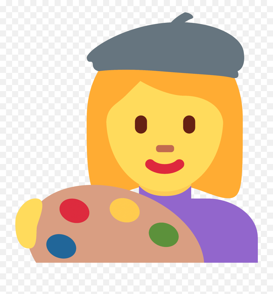 Woman Artist Emoji Meaning With - Pointing At Self Emoji,Painting Emoji