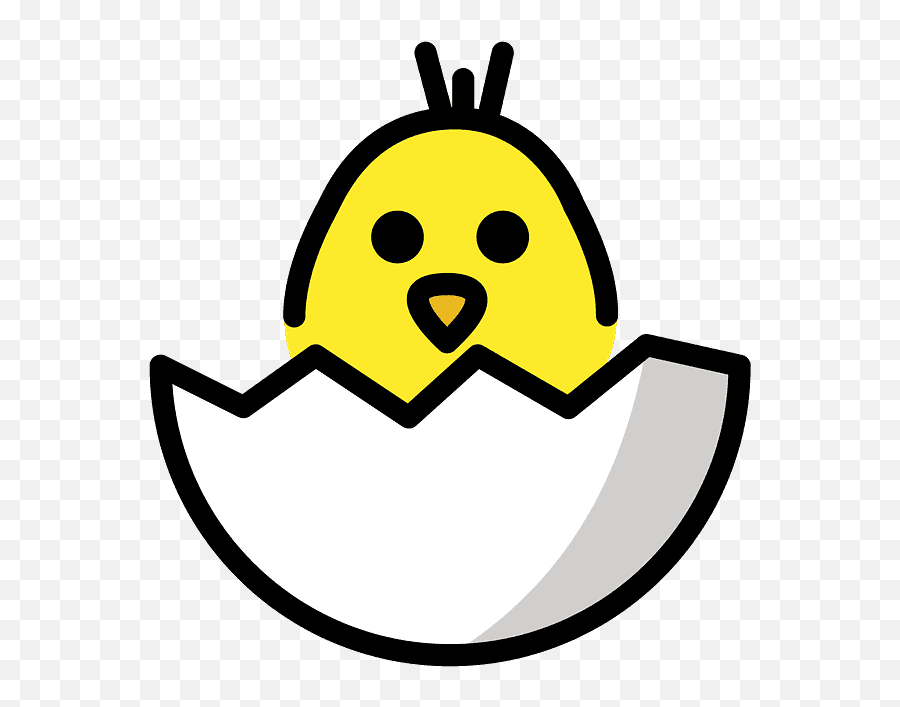 Hatching Chick - Emoji Anak Ayam,Chick Emoji