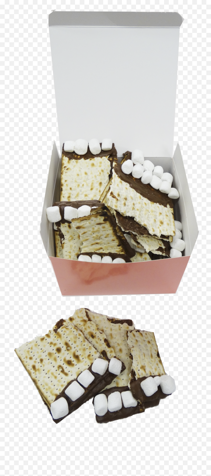 Smores Matzo Sandwich Bites - Crispbread Emoji,Smores Emoji