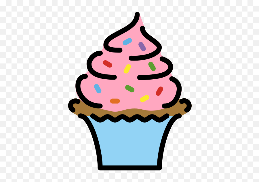 Cupcake Emoji - Cupcake Emoji,Muffin Emoji