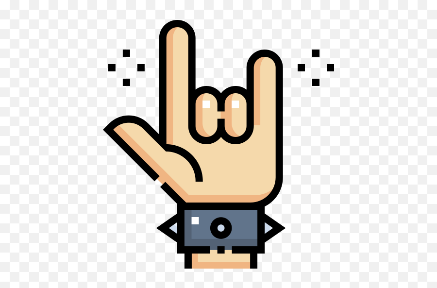 Rock And Roll - Free Hands And Gestures Icons Emoji,Rock On Emoji
