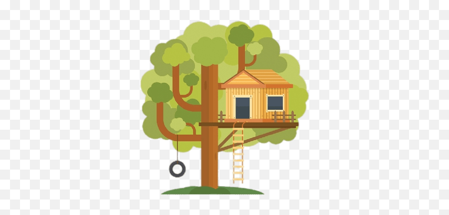 Download Free Png Treehouse - Inlargetree Dlpngcom Emoji,House With Tree Emoji