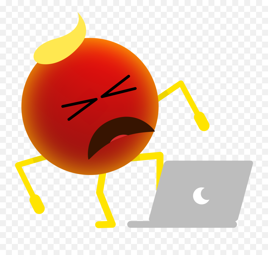 Emoji Mad On Laptop 2 Icon Png - Buner Tv,Angry Red Emoji