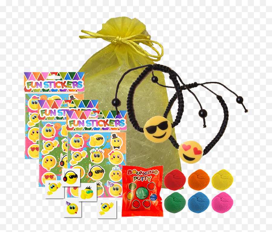 Non Stop Smiles Party Bag - Dot Emoji,Emoji Party Supplies