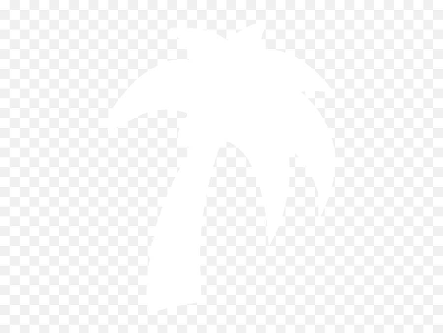Download White Palm Tree Clipart - Palm Tree Clip Art White Emoji,Palm Leaf Emoji