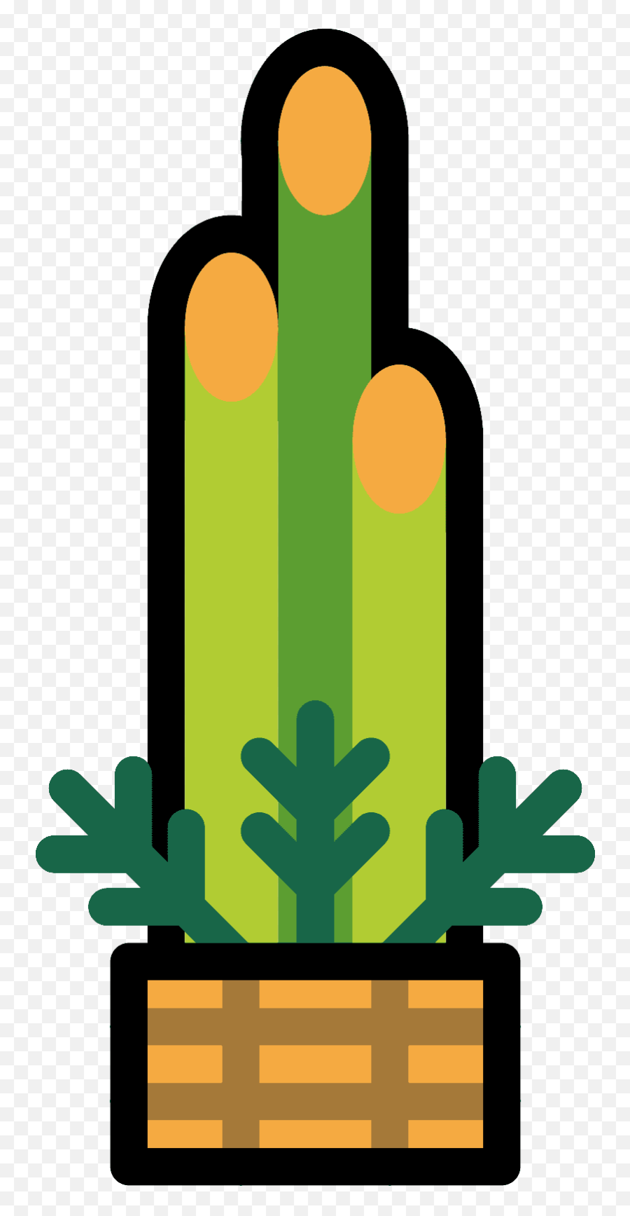 Pine Decoration Emoji Clipart - Vertical,Pine Tree Emoji