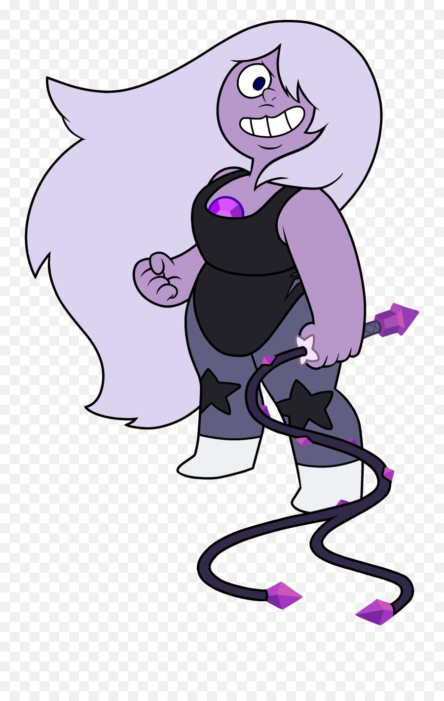 Whip Clipart Cracking The Whip Cracking The Transparent - Amethyst Steven Universe Characters Emoji,Emoji Crack