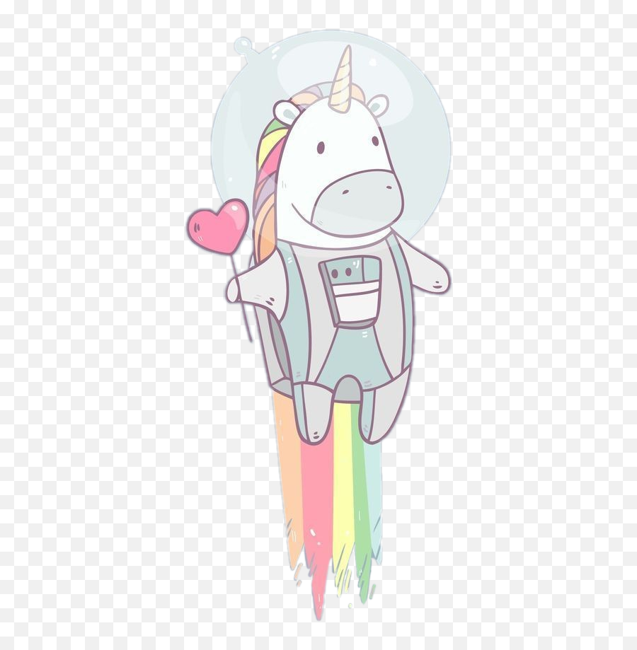 Unicorn Unicornio Astronauta Sticker By - Fondos De Pantalla Para Mujer Emoji,Hert Emoji