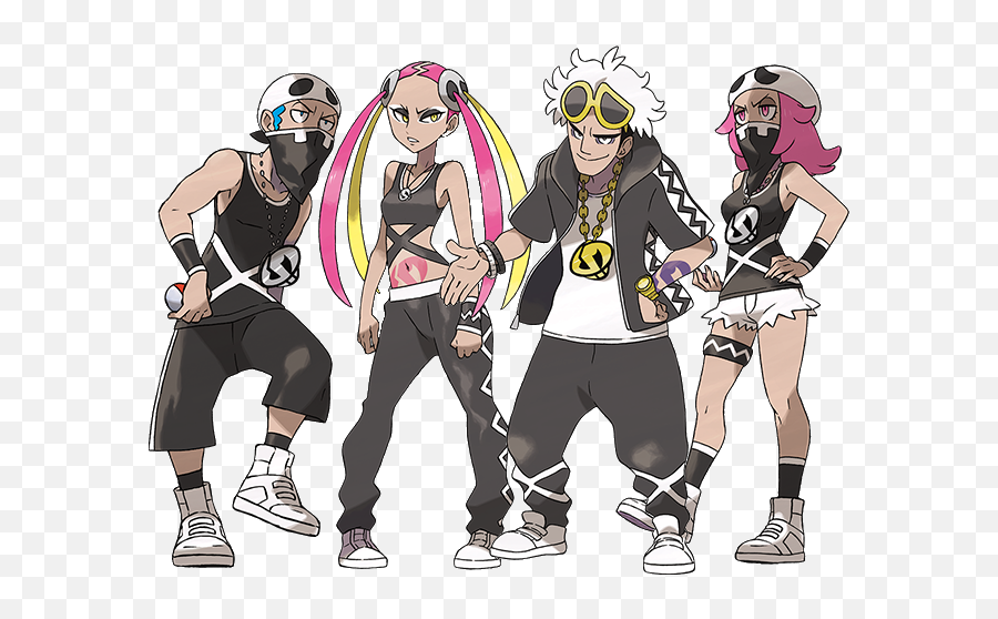 Moon Team Skull Guzma Cosplay Costume - Pokemon Team Skull Emoji,Emoji Cosplay