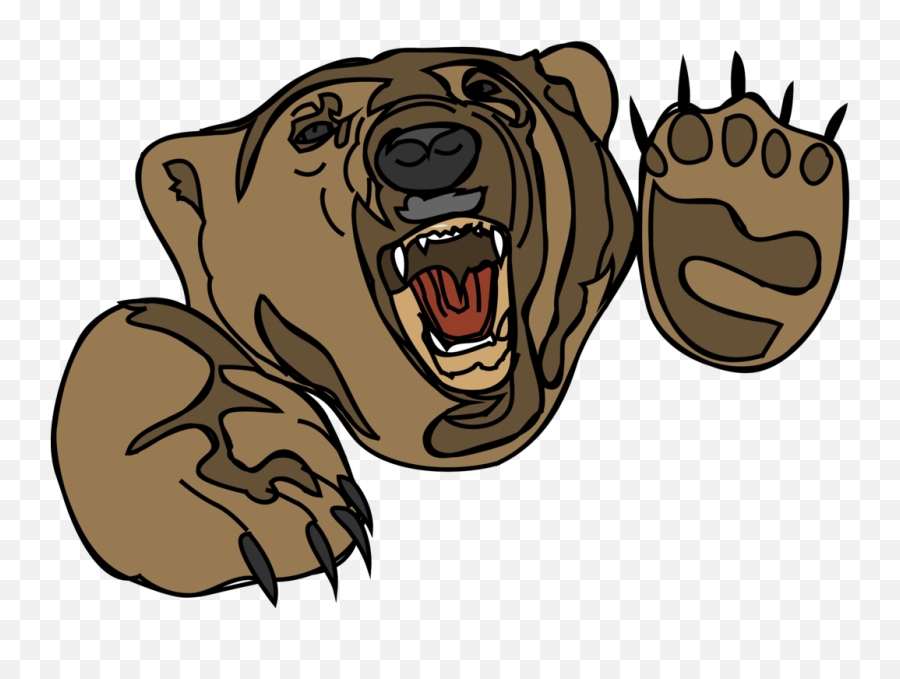 Pawsprintsfootprintsfeettracks - Free Image From Needpixcom Scary Bears Clipart Emoji,Bear Claw Emoji