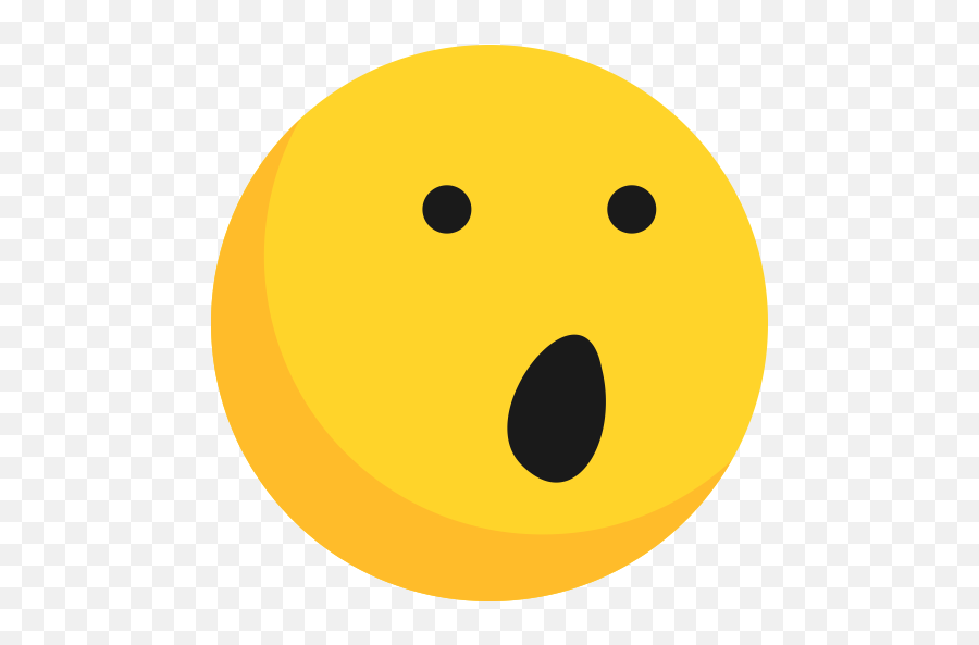 Emoji Emoticon Emotion Shocked - Wonder Emotion,Wonder Emoji