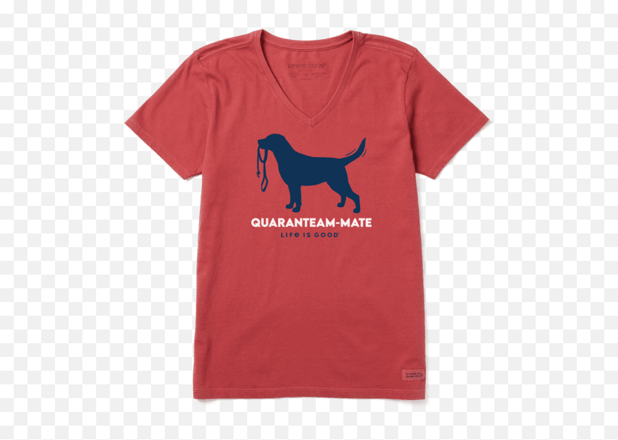 Womens Quaranteam - Womens Life Is Good Tee Emoji,Art Lab For Kids: Make Your Own Emoji, March 20