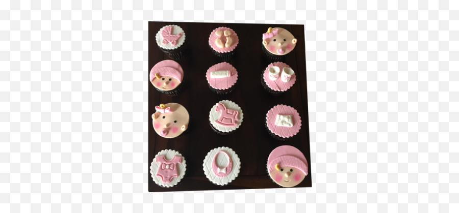 Fondant Cupcakes - Baking Cup Emoji,Emoji Fondant