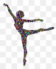 Dancer Silhouette - Dance Transparent Background Emoji,Dance Emotion Painting