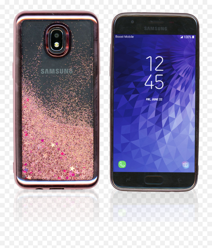 Mm Electroplated Water Glitter Case - Samsung Galaxy J3 Achieve Emoji,Iphone Se Rose Gold Verizon Emojis