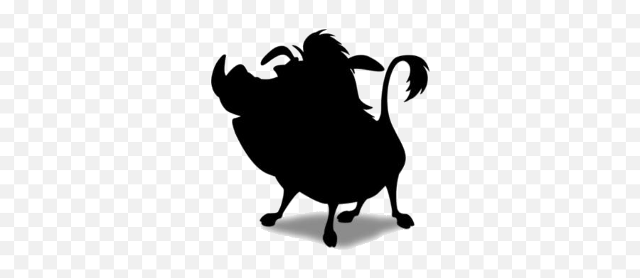 Pumbaa Disney Galore Png Hd Transparent Wallpaper - Pumbaa Silhouette Emoji,Animated Pepe Le Pew Emoticon