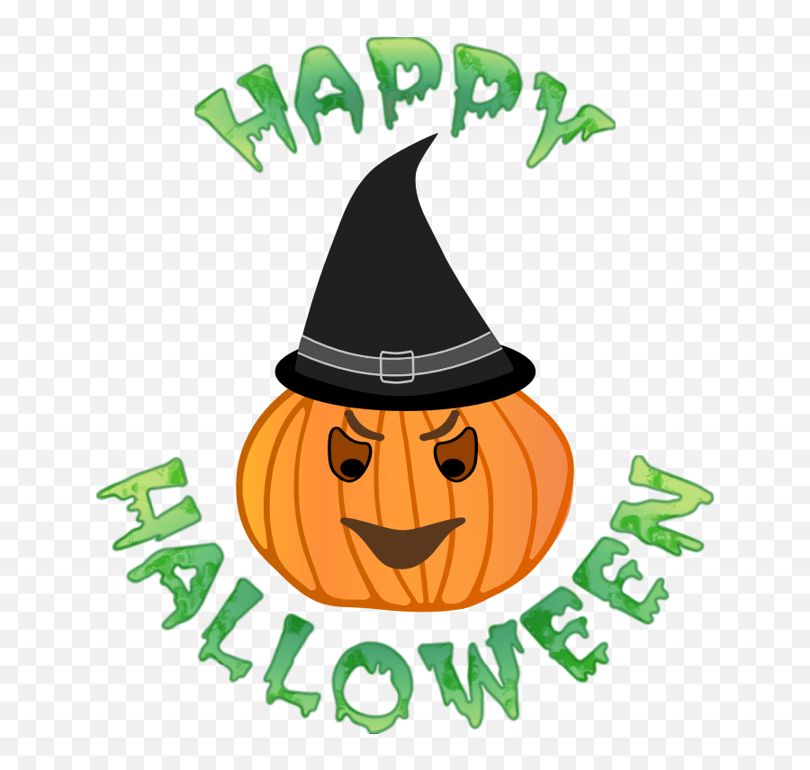 Openclipart - Clipart Happy Halloween Emoji,Pumpkin Emoticon Happ