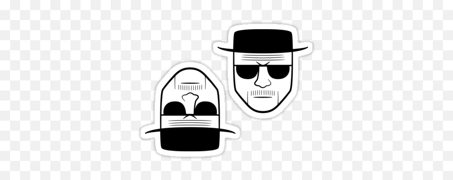 Breaking Bad Stickers And T - Costume Hat Emoji,Breaking Bad Emoji