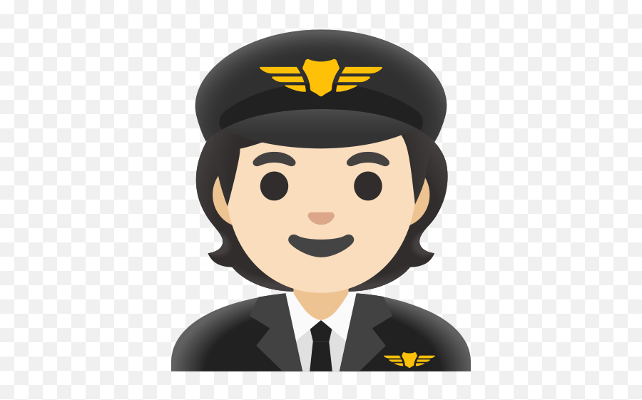 Piloto Com Tom De Pele Claro - Pilot Emoji Png,Emoticon Aviao Png