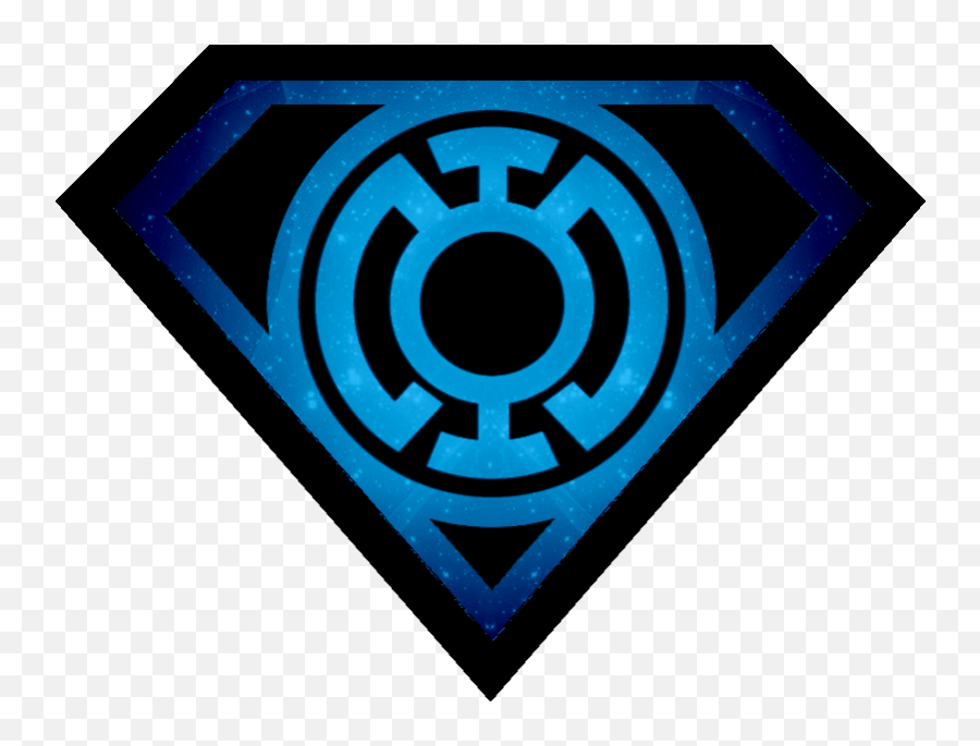 Lanterns - Superman Blue Lantern Logo Emoji,What Emotion Is The Green Lantern