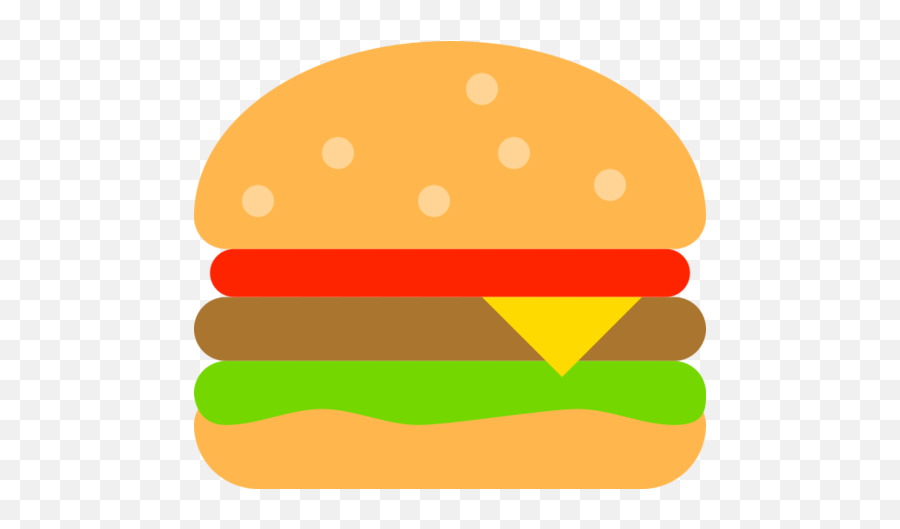 Food Hamburger Free Icon Of Colocons Free - Hamburger Symbol Emoji,Hamburger Facebook Emoticon
