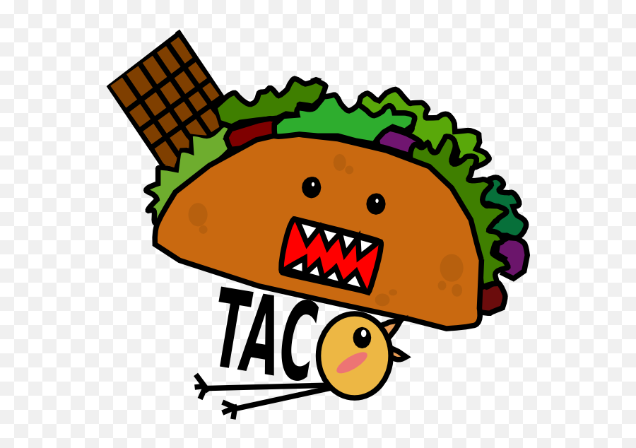 Cartoon Taco Pictures - Cartoon Taco Emoji,Pink Taco Emoticon
