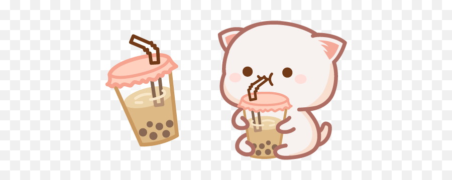 Cute Cursors Collection - Mochi Cat Emoji,Ostrich In Sand Emoticons