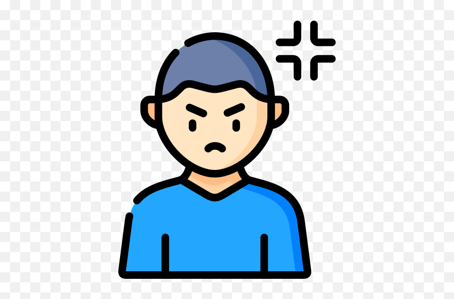 Enojado - Sad Person Icon Emoji,Imagen De Emotion Enojado
