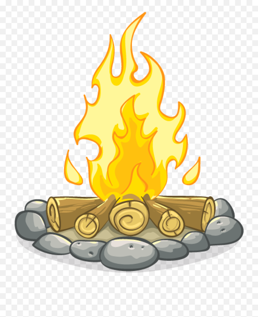 Clipart Fire Campfire Clipart Fire - Camp Fire Gif Png Emoji,Bonfire Emoji