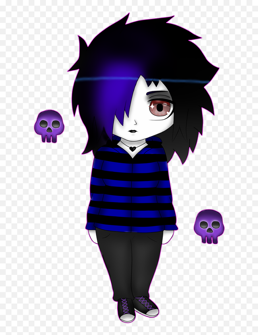 Emo Png - Emo Anime De Cabelo Roxo Emoji,Chemical Emotion Lyrics