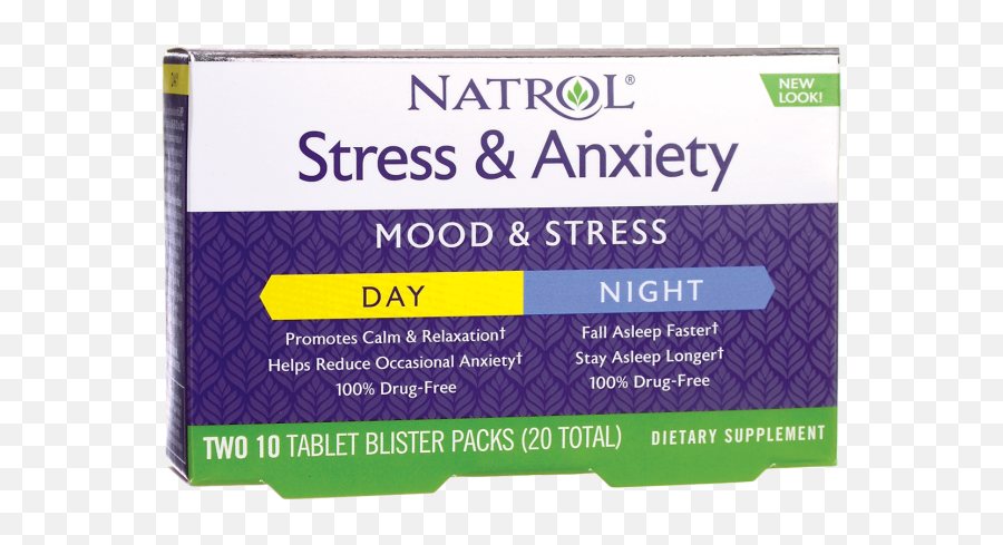 Natrol Stress U0026 Anxiety Day U0026 Night Dietary Supplement 20 - Horizontal Emoji,Ninja Movie About 3 Blades Of Emotion