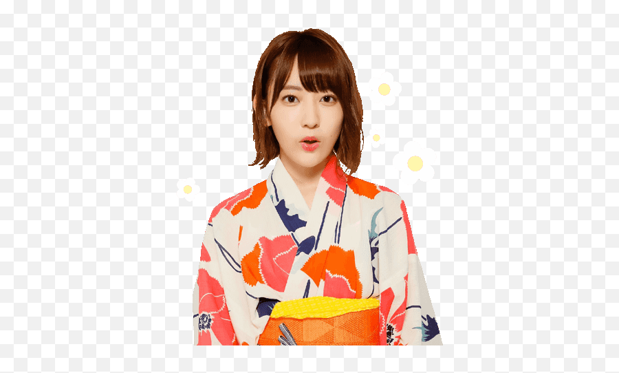 Top Sakura Chiyo Stickers For Android - Akb48 Yukata Emoji,Chiyo's Dad Emoticons