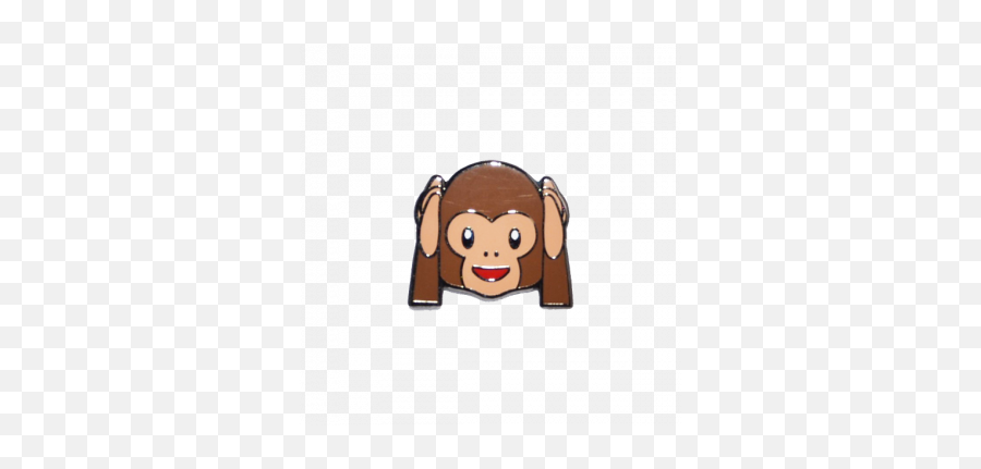 Monkey Covering Ears Emoji U2013 Pinhype - Happy,Hear Emoji