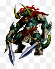 Golden Fighters Heartless Creations - Zelda Oot Ganon Emoji,Two Swords Emoji