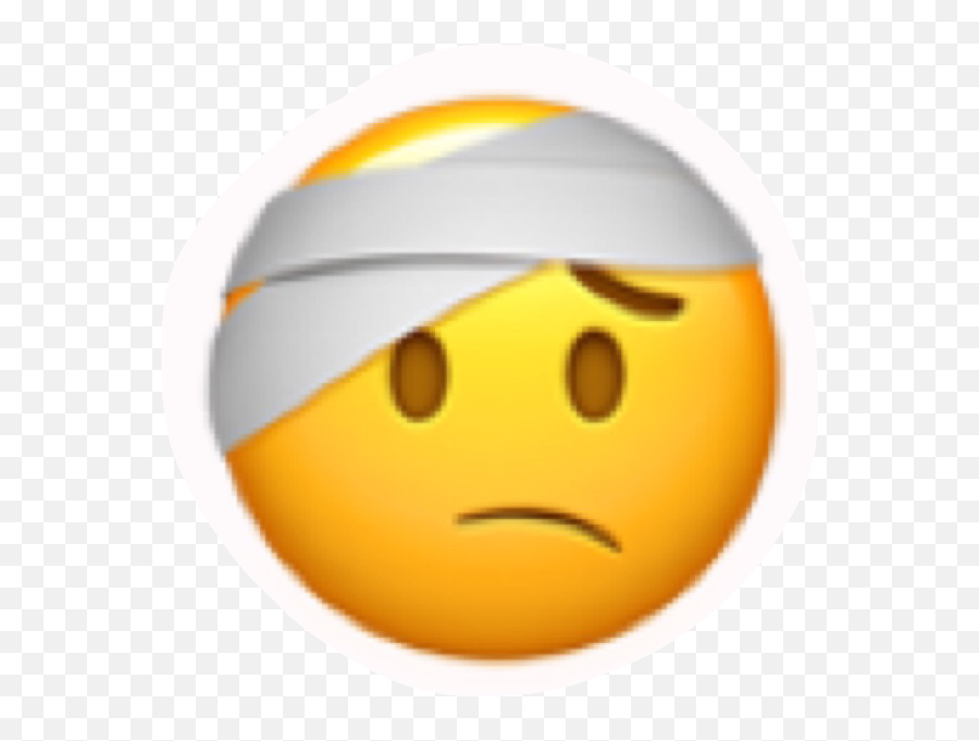 Headache Emoji Sticker - Transparent Bandage Emoji,Headache Emoji